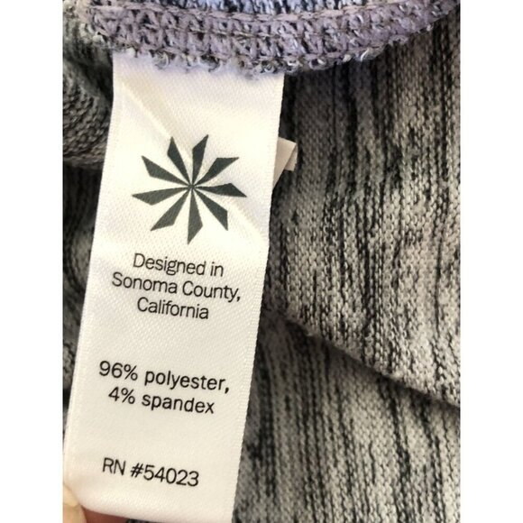 Athleta Knit Drawstring Shorts Womens S Gray Pockets Athletic Active Loungewear - Picture 6 of 9